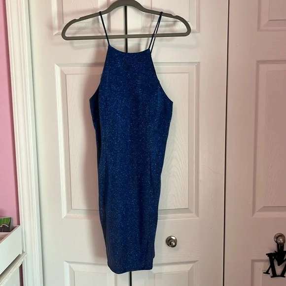 City Vibe | Dresses | Blue Sparkly Homecoming Dress | Poshmark City Vibe | Dresses | Blue Sparkly Homecoming Dress | Poshmark